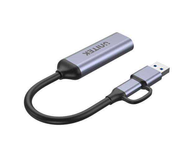 UNITEK Video Grabber USB-C/A HDMI 1.4 V1167A - 1172309 - zdjęcie 4